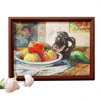 Peintures de paysages européens, fleurs, art mural vintage, décoration murale pour mariage, décoration de maison en bois, toile de luxe