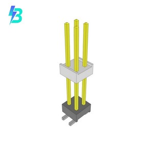 Connettore HW0212LD610SM a 4 pin, distanziatore flessibile per header, passo 2.54mm, placcato oro, montaggio superficiale - Supporto per listino materiale (BOM) - Product Image 1