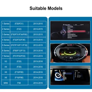<span class=keywords><strong>CarPlay</strong></span> et Android Auto sans fil avec navigation en miroir pour <span class=keywords><strong>BMW</strong></span> Mini Série F (F56/F25/F26/F15/F85/1234567/F20-F31/F80) - Product Image 2