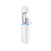 Diffuseur d'huiles essentielles et d'arôme pour la voiture, diffuseur de luxe ultrasonique en plastique, sans eau, désodorisant de voiture, port USB, ml