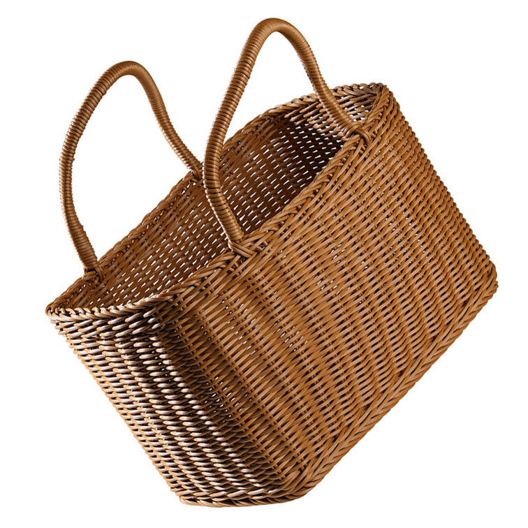 Gifts Willow Basket Handmade Rattan Box High Quality Large Cooler Mesh Storage Multipurpose Food Baskets Round Bamboo Small