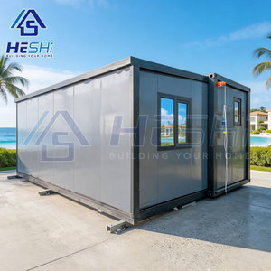 Casa Contenedor Moderna HeSHi de 20 Pies, Módulo de Vivienda Prefabricado con Estructura de Acero, Diseño Rectangular para Construcción de Viviendas Portátiles - Product Image 5
