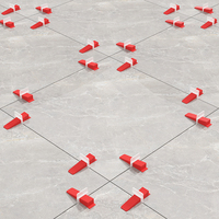 Système de nivellement de carreaux en plastique NUOSEN - Clips, cales, auto-adhésifs, installation facile, atelier, usage domestique, outils d'espacement des carreaux