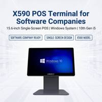 Terminal Punto de Venta Longfly Square Register con Conectividad Bluetooth, USB y Wi-Fi, Sistema POS Windows I5 10.ª Generación
