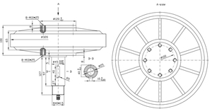 Custom 3kw 600rpm AC 3 Phase Low Rpm PMG Magnetic Energy Vertical Axis Wind 48V CE Certified Generator PMG320 3kva Generator - Product Image 6