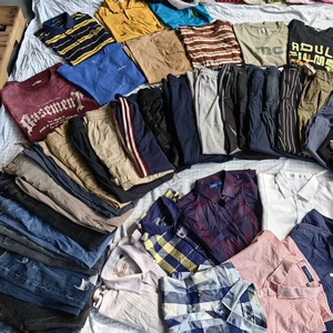 SH07 Vente <span class=keywords><strong>en</strong></span> gros d'été de vêtements d'occasion mixtes pour hommes et femmes, jeans, robes et jupes de seconde main de haute qualité - Product Image 1