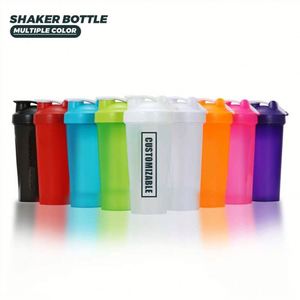 สินค้ามาใหม่ แก้วเชคโปรตีนแบบถัก 500 มล. ปลอดสาร BPA พร้อมลูกบอลผสม สามารถสกรีนโลโก้ได้ - Product Image 1