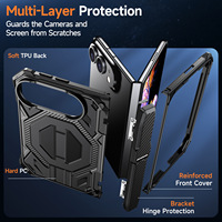 Coque magnétique puissante pour iPhone Duo Fold, étui à lunettes, accessoire de charge sans fil pour support de voiture, fixation rapide à clipser