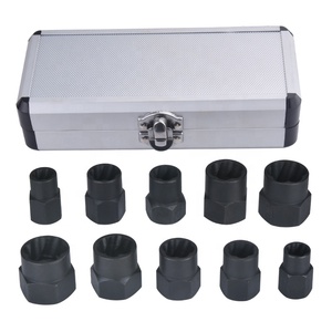 10pcs Automotive Vehicle Wheel <strong>Nut</strong> Removal Tool Twist Socket Set &amp; <strong>Nut</strong> Lock Remover Screw <strong>Extractor</strong> for Car Wheels - Product Image 5