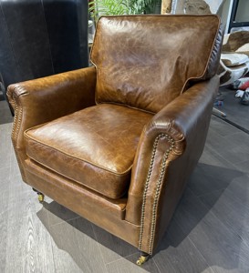 كرسي كلاسيكي على طراز علوي ، أريكة غرفة المعيشة ، طيار ، كرسي صناعي قديم - Product Image 1