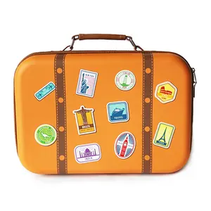 Custom Printed Multifunction EVA Storage Case Carry Suitcase Big Capacity Tool Case With Handle