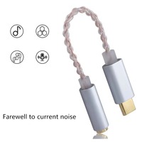 Ruidun BA02_R2 Type-C DAC AV Kablosu Saf Bakır İletken PVC Kılıflı 32-bit 384kHz 4K Çözünürlük