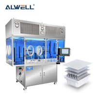 Machine automatique de remplissage et de bouchage de seringues RTU pour liquides et gels, destinée aux cosmétiques et à l'esthétique