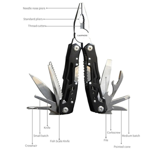 Navaja Multiusos, Alicates Plegables, Mini Herramienta Portátil, Plegable, Táctica, para Exteriores, Caza, Supervivencia, Reparaciones - Product Image 1