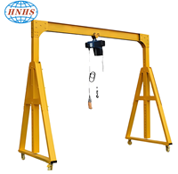 Prix de grue à portique portable mobile Grue et palan à portique à portique à poutre unique