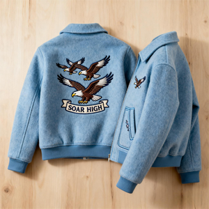 MOQ 10個 OEM カスタム刺繍 ストリートウェア フリースジャケット＆レザー長袖 パッチ シェニール レターマン バーシティジャケット メンズ - Product Image 3