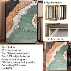 <span class=keywords><strong>Peinture</strong></span> à l'huile sur toile <span class=keywords><strong>de</strong></span> style moderne faite à la main, <span class=keywords><strong>coucher</strong></span> <span class=keywords><strong>de</strong></span> <span class=keywords><strong>soleil</strong></span> sur la <span class=keywords><strong>plage</strong></span>, décoration murale, peintures à l'huile <span class=keywords><strong>de</strong></span> paysage, art mural abstrait - Product Image 5