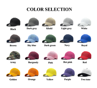 Gorras de Béisbol de 6 Paneles de Sarga de Algodón con Logotipo de Letras Bordadas, Deportivas, Unisex, para Adultos, con Hebilla Trasera Ajustable, Estilo Dad Hat Sin Estructura
