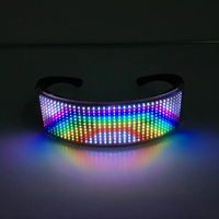 Vente en gros DIY Fun Doodles Lunettes à lumière LED Panneau d'affichage intégré IP65 SDK Affiche numérique Accessoires publicitaires pour