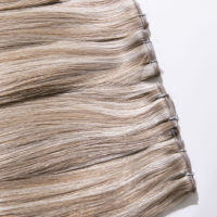 Extensions de cheveux humains Remy russes de haute qualité, double trame Genius Weft, trame invisible, cuticules alignées, pour salon de coiffure