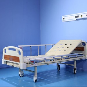 Cama de Hospital Manual Xufeng 802A de Acero y Plástico con Doble Manivela para Cuidado de Ancianos en el Hogar - Product Image 4
