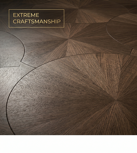 <span class=keywords><strong>Parquet</strong></span> en bois d'ingénierie chêne blanc 15 mm motif chevron brossé, pose clipsable, pour villa moderne - Product Image 3