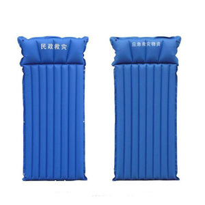 Portable Inflatable Bed 190X80Cm Air Mattress For Camping Emergency Relief Supplies Rectangle Blue - Product Image 3