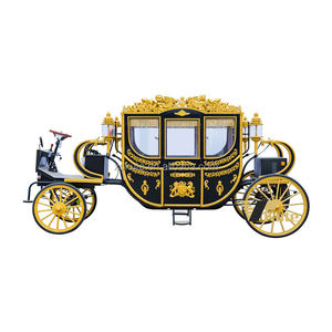 Série de calèches de princesse Cendrillon royales à chevaux pour mariages et visites touristiques, à vendre, à Xuchang - Product Image 5