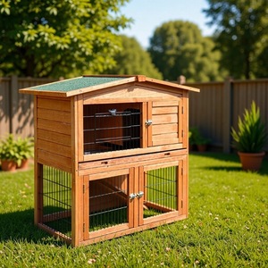 En stock : Couverture de cage et enclos pour lapins en toile de jute, anti-poussière, imperméable, coupe-vent, recyclable et durable - Product Image 5