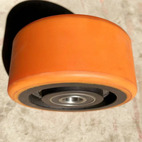 Longue durée de vie, 125x60/64-20 mm, Référence Linde 0009933803 Roue de soutien supplémentaire en polyuréthane durable