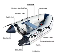 Bateau de pêche gonflable de PVC de série de sport de haute qualité pour la personne 2