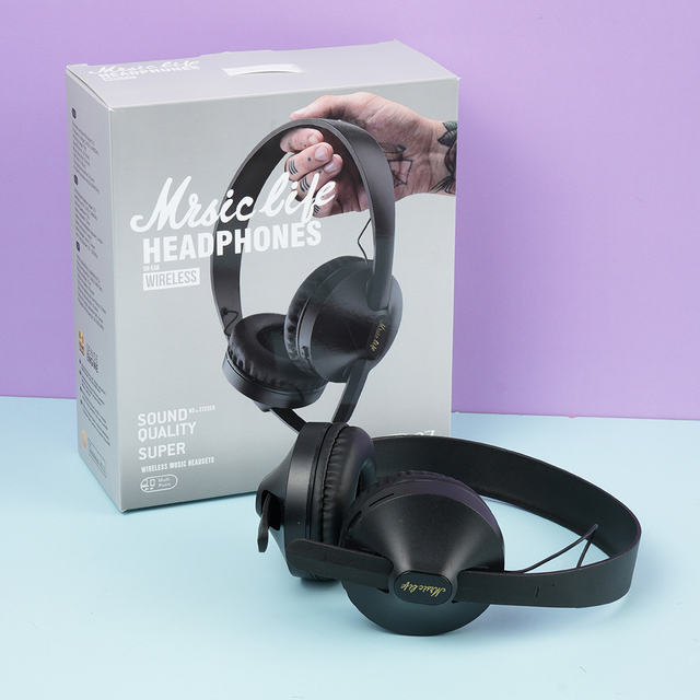 Popular Wireless Headphone BT V5.3+EDR Over-Ear HIFI Fashion Audifonos Inalambricos Gamer Multifunction Headset