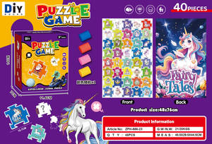 40 Piezas Rompecabezas Infantil con Juego <span class=keywords><strong>de</strong></span> Lanzamiento <span class=keywords><strong>de</strong></span> Anillos, Animales, Dinosaurios, Navidad, Juguete Educativo, Regalo - Product Image 5