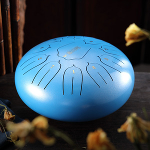 Tambor de Lengüetas de Acero Lotus de 10 Pulgadas y 11 Tonos para Sanación Sonora, Instrumento de Percusión al por Mayor - Product Image 6