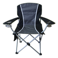 Chaise de camping de luxe, pliante, de grande taille, résistante, facile à transporter, pour camping