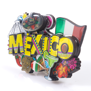 Aimant de réfrigérateur en bois, pays et villes européennes, Allemagne, Grèce, Italie, Londres, Paris, Rome, souvenir - Product Image 1