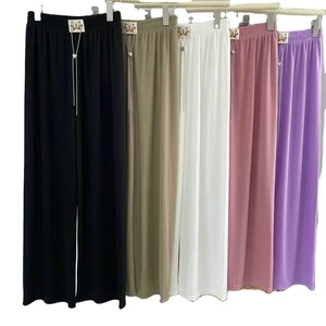 <span class=keywords><strong>Pantalon</strong></span> <span class=keywords><strong>cargo</strong></span> formel extensible pour femme, modèle GLF005, taille unique, vente en gros, idéal pour le bureau et le travail, à 2,5 dollars - Product Image 2