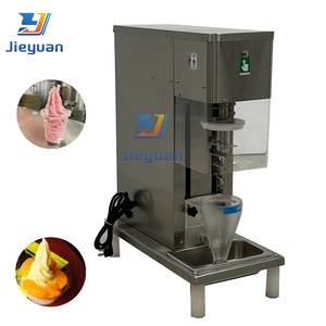 Machine principale de tourbillon de mélangeur de mélangeur de crème glacée de vrais fruits de productivité élevée avec le composant de moteur de noyau - Product Image 1
