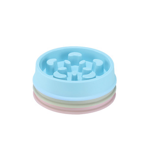 Plastic Non-Slip Anti-choking Slow Food <strong>Eating</strong> Cat Pet <strong>Dog</strong> <strong>Bowl</strong> for Pets - Product Image 2