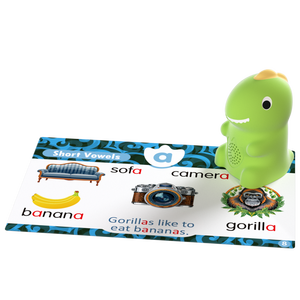 Tarjetas de Memoria Cognitivas de Silicona Verde con Dinosaurios para Educación Temprana - Product Image 4