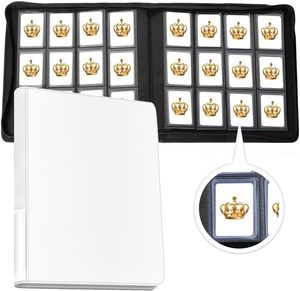 Premium PU <b>Leather</b> 12 Pocket Trading Card <b>Binder</b> Custom Black Card Album for Collection - Product Image 1