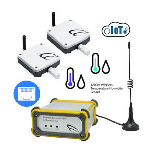 Gabinete inteligente a prueba de agua con control de temperatura y humedad, registrador de temperatura, sensor inalámbrico de temperatura y humedad de 1200m. - Product Image 1