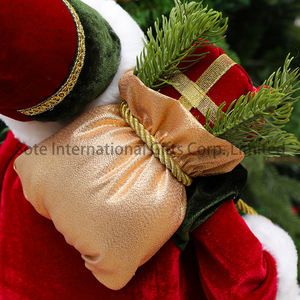 ตุ๊กตาซานตาคลอสคุณภาพสูง SOTE ขนาด 30 ซม. ตุ๊กตาผ้าและพลาสติกสำหรับคริสต์มาส ได้รับการรับรองมาตรฐาน BSCI - Product Image 4