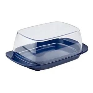 Healthy Plastic Butter Dish Bread Butter Tray Large Butter Serving Storage Dish with Lid