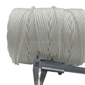 Nylon de haute qualité (polyamide) 8 brins corde tressée solide emballage en nylon corde de bobine