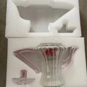 <span class=keywords><strong>Tetera</strong></span> de vidrio de borosilicato alto con taza de té Take the Lady Sample Kung Fu a rayas con posavasos <span class=keywords><strong>Tetera</strong></span> con sombrero - Product Image 6
