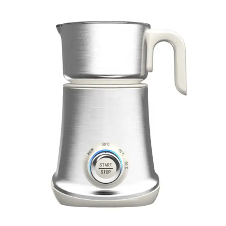 2021 Automatic Professional Heating Stainless Steel Coffee Maker Electric Milk Frother