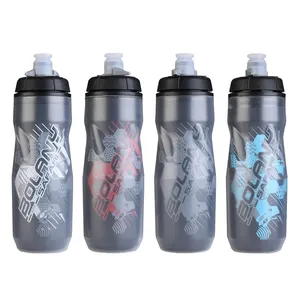 Wholesale Insulated Water Bottle Double Walled Reusable Keep Cold Plastic Squeeze Sports Cycling Bpa Free Bicycle Water Bottles