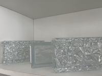 Briques de verre décoratives colorées 200mm*100mm*50mm, prix direct usine, blocs de verre pour mur, réduction sur les blocs de verre pour mur