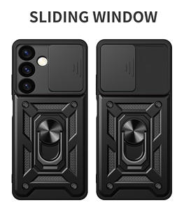 Para <span class=keywords><strong>Samsung</strong></span> S24 Ultra Phone Case TPU + PC Material con función deslizante de ventana de cámara Compatible con S23 S25 Ultra - Product Image 2
